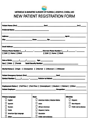 New Patient Packet